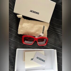 Jacquemus Bold Red Sunglasses